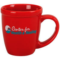 Large Ceramic Coffee Mug Multi-Color Personalized Logo