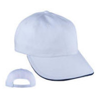 Un-Curved Sandwich Visor Cap with Your Custom Embroidered Logo