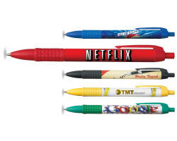 Plastic Ballpoint Pen Full Color Barrel Logo