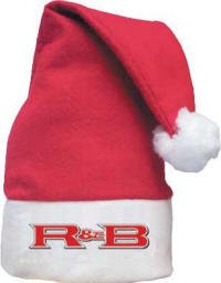 Specialty Felt Santa Hat with Your Custom Screened Logo