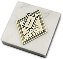 Custom Medallion Paperweight High Quality Detailed 3D Logo