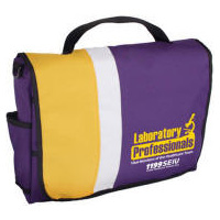 Poly-Canvas Messenger Briefcase Custom Logo Color Fabrics