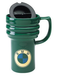 Tall Ceramic Travel Coffee Mug Multi-Color Personalized Logo