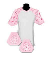 Pink Ribbon Sleeve Jersey with Your Custom Logo Imprint