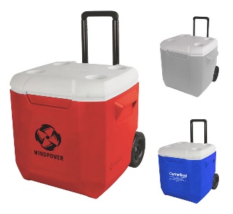 Coleman Wheeled 45-Quart Cooler Top Cup Holders