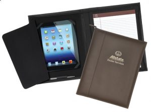 CEO Leather Zipper Tech-Tablet Portfolio